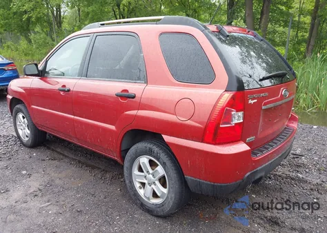 2009 Kia Sportage Lx V6 из США, поврежденный, VIN KNDJE723997636958